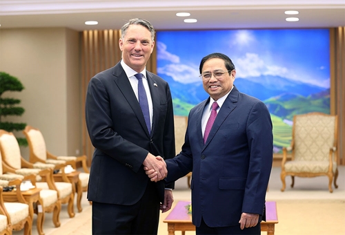 Thủ tướng Chính phủ Phạm Minh Chính tiếp Phó thủ tướng Australia